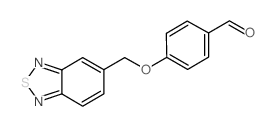 4-(BENZO[C][1,2,5]THIADIAZOL-5-YLMETHOXY)BENZALDEHYDE结构式