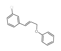 1-chloro-3-(3-phenoxyprop-1-enyl)benzene structure