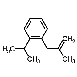 1-Isopropyl-2-(2-methyl-2-propen-1-yl)benzene结构式