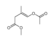 methyl 4-acetyloxy-3-methylbut-3-enoate Structure