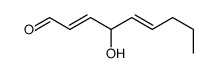 4-hydroxynona-2,5-dienal结构式