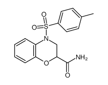 4-tosyl-3,4-dihydro-2H-1,4-benzoxazine-2-carboxamide Structure