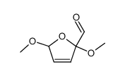 2,5-dimethoxy-2,5-dihydro-furan-2-carbaldehyde结构式