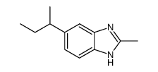 5-sec-butyl-2-methyl-1(3)H-benzoimidazole结构式