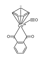 Cobalt, carbonyl(carbonyl-1,2-phenylenecarbonyl)(η5-2,4-cyclopentadien-1-yl) Structure