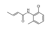 crotonic acid-(2-chloro-6-methyl-anilide)结构式