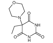 5-ethyl-5-morpholino-barbituric acid Structure