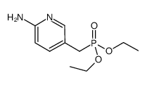 diethyl [(6-aminopyridin-3-yl)methyl]phosphonate Structure