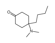 4-butyl-4-(dimethylamino)cyclohexanone Structure