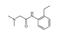 N,N-dimethyl-glycine-(2-ethyl-anilide)结构式