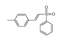 1-[2-(benzenesulfonyl)ethenyl]-4-methylbenzene Structure