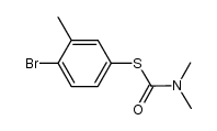 S-4-bromo-3-methylphenyl dimethylcarbamothioate Structure