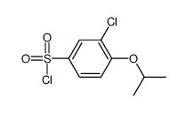 3-Chloro-4-isopropoxybenzenesulfonyl chloride结构式