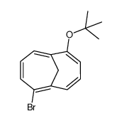 2-Brom-7-(tert-butoxy)-1,6-methano<10>annulen结构式