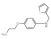 4-Propoxy-N-(2-thienylmethyl)aniline结构式