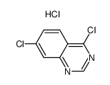 4,7-dichloro-quinazoline hydrochloride Structure