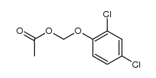 2,4-dichlorophenoxymethyl acetate结构式