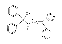 benzhydrylidenehydrazide of benzilic acid Structure