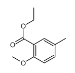 ethyl 2-methoxy-5-methylbenzoate结构式