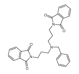N,N-bis(3-phthalimidopropyl)benzylamine结构式