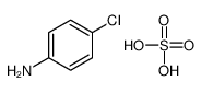 4-chloroaniline,sulfuric acid Structure