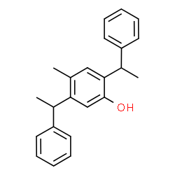 4-Methyl-2,5-bis(α-methylbenzyl)phenol结构式