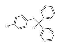 2-(4-chlorophenyl)-1,1-diphenylethanol structure