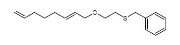 1-phenyl-2-thia-5-oxa-7E,12-tridecadiene结构式