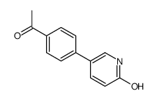 5-(4-acetylphenyl)-1H-pyridin-2-one结构式