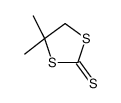 4,4-dimethyl-1,3-dithiolane-2-thione Structure