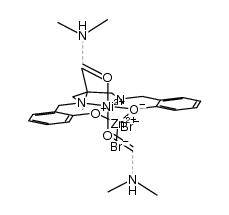 Ni((CH3)2C(CH2NHCH2C6H4O)2)*ZnBr2*(DMF)2 Structure