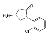 4-amino-1-(2-chlorophenyl)pyrrolidin-2-one(SALTDATA: HCl) structure