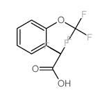 2,2-Difluoro-2-(2-(trifluoromethoxy)phenyl)acetic acid Structure