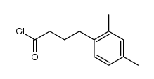 4-(2,4-dimethyl-phenyl)-butyryl chloride结构式