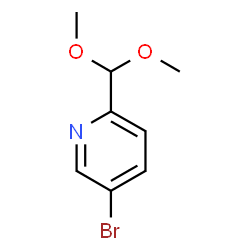 5-Bromo-2-(dimethoxymethyl)pyridine Structure