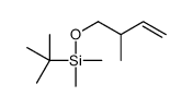 tert-butyl-dimethyl-(2-methylbut-3-enoxy)silane Structure