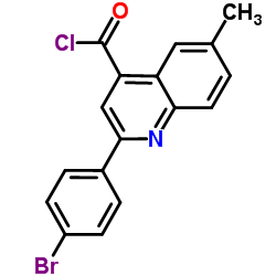 2-(4-Bromophenyl)-6-methyl-4-quinolinecarbonyl chloride图片