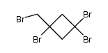 1,1,3-tribromo-3-(bromomethyl)cyclobutane Structure