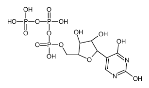 伪尿苷-5'-三磷酸钠结构式
