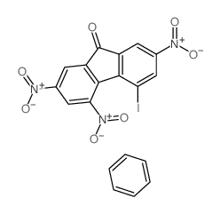 benzene; 5-iodo-2,4,7-trinitro-fluoren-9-one结构式