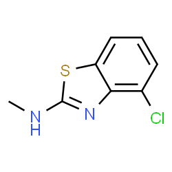 2-Benzothiazolamine,4-chloro-N-methyl-(9CI)结构式