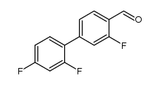 3,2',4'-trifluoro-biphenyl-4-carboxaldehyde结构式
