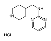 N-(4-哌啶基甲基)-2-嘧啶胺盐酸盐结构式