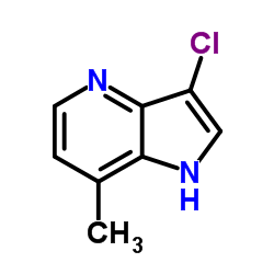 3-Chloro-7-Methyl-4-azaindole结构式