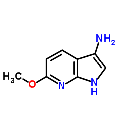 6-Methoxy-1H-pyrrolo[2,3-b]pyridin-3-amine结构式