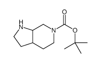 八氢-6H-吡咯并[2,3-c]吡啶-6-羧酸结构式