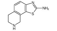 Thiazolo[4,5-h]isoquinolin-2-amine, 6,7,8,9-tetrahydro- (9CI) structure