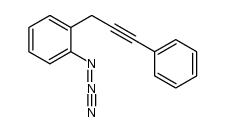 1-azido-2-(3-phenylprop-2-yn-1-yl)benzene Structure