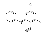 1-chloro-3-methylpyrido[1,2-a]benzimidazole-4-carbonitrile Structure