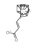 Ferrocene,(2-carboxyethenyl)- structure